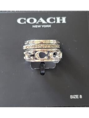 Coach Ring Set